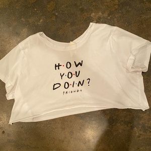 Friends XS crop top